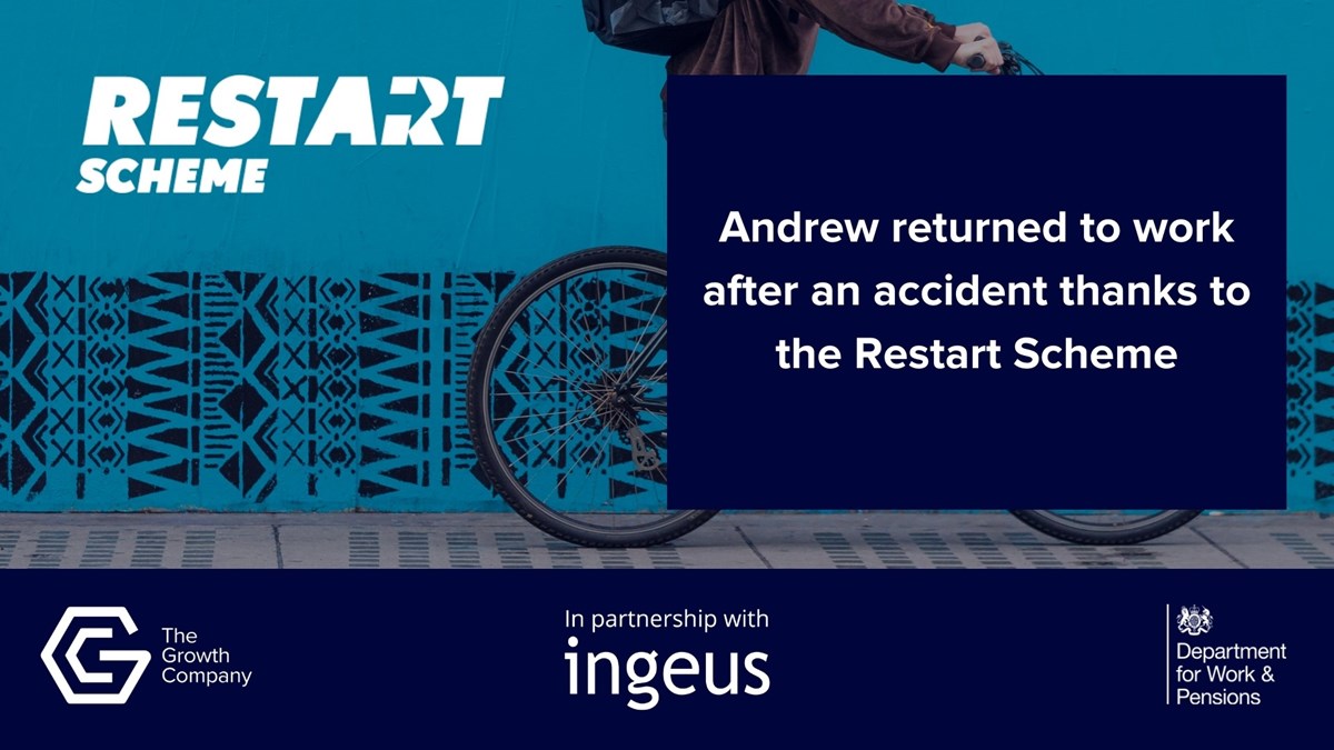 The Growth Company Employment | The Restart Scheme Helps Andrew Back ...